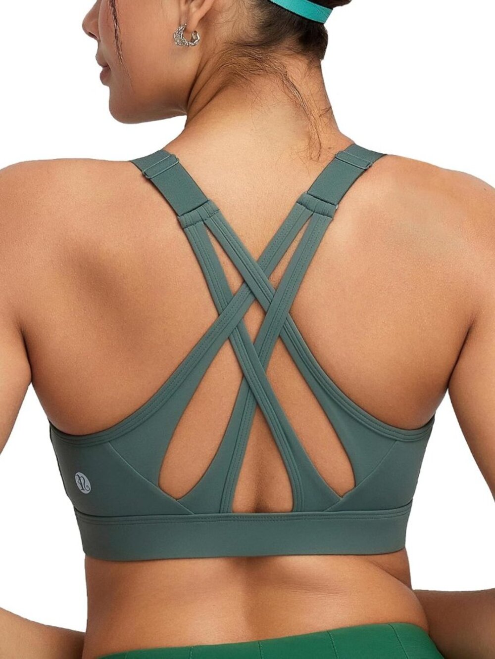 High Support Sports Bra for Women | Molded Cup, Strappy Design, High Impact